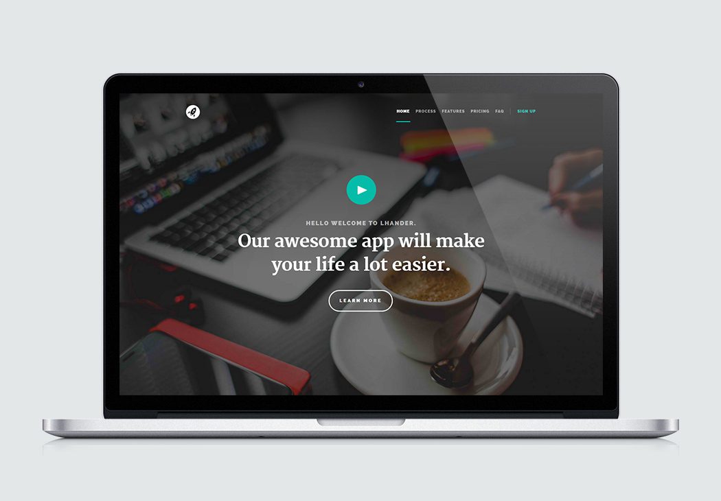 Free Site template - Lhander